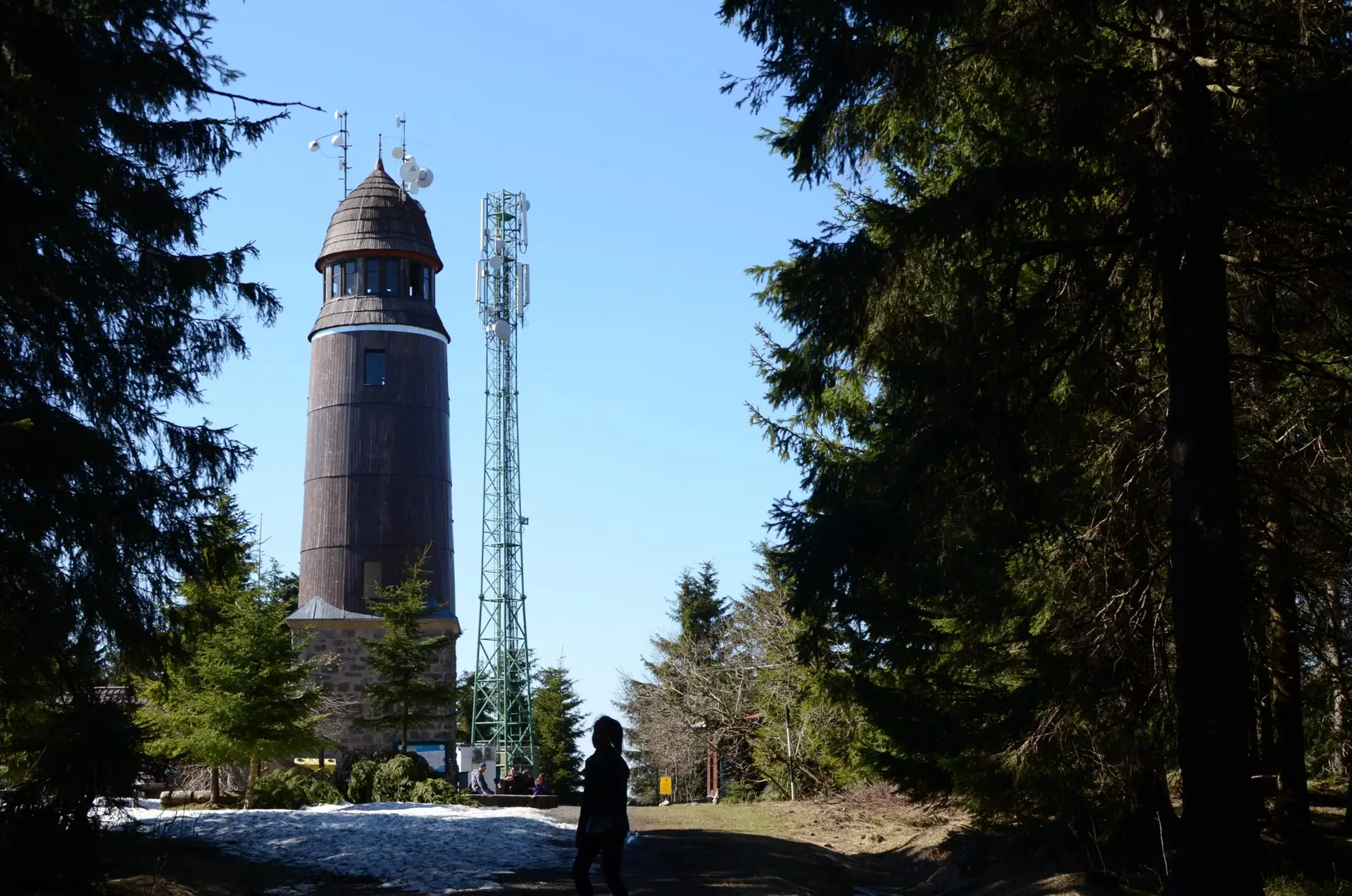 Rozhledna v Krušných horách
