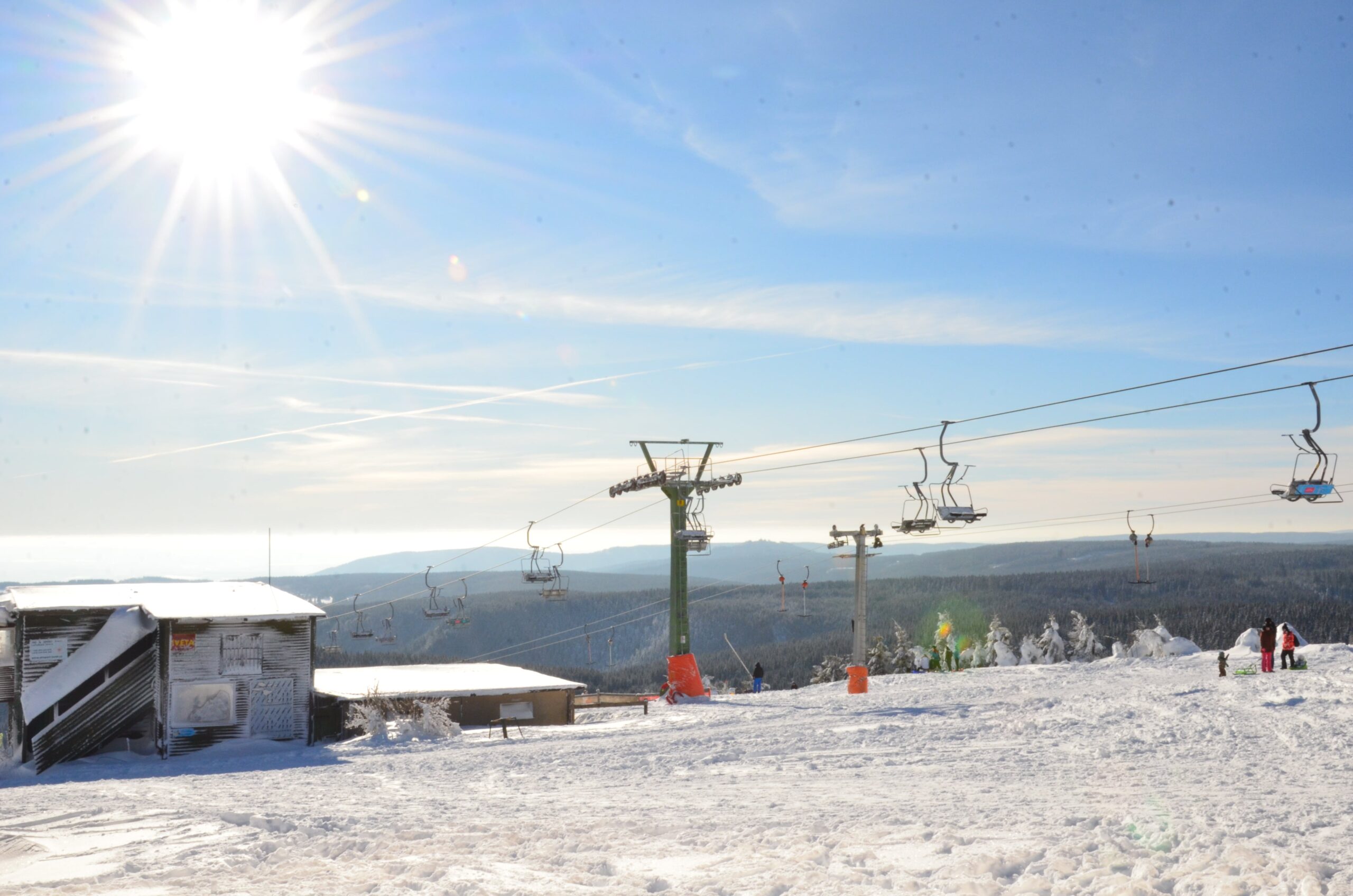 Sjezdové lyžování na Klínovci